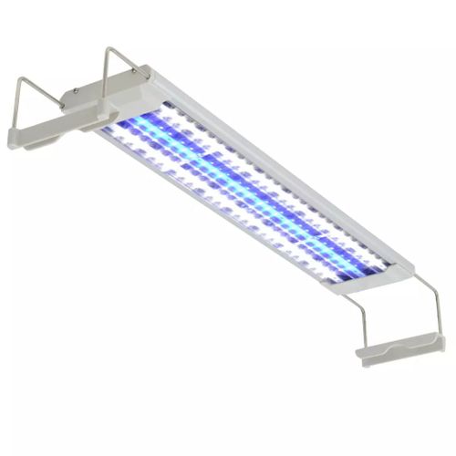 VidaXL aquarium LED-lamp 50-60cm aluminium IP67