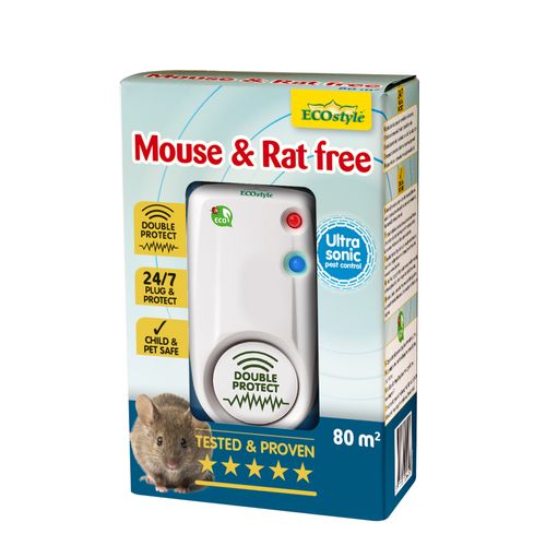 Ecostyle Muizen- En Rattenverjager Mouse & Rat Free 80m²